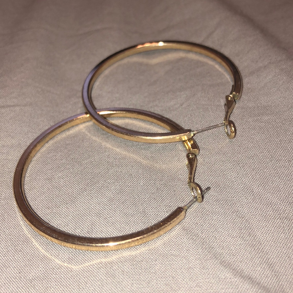 3/$15 Gold Hoop Earrings